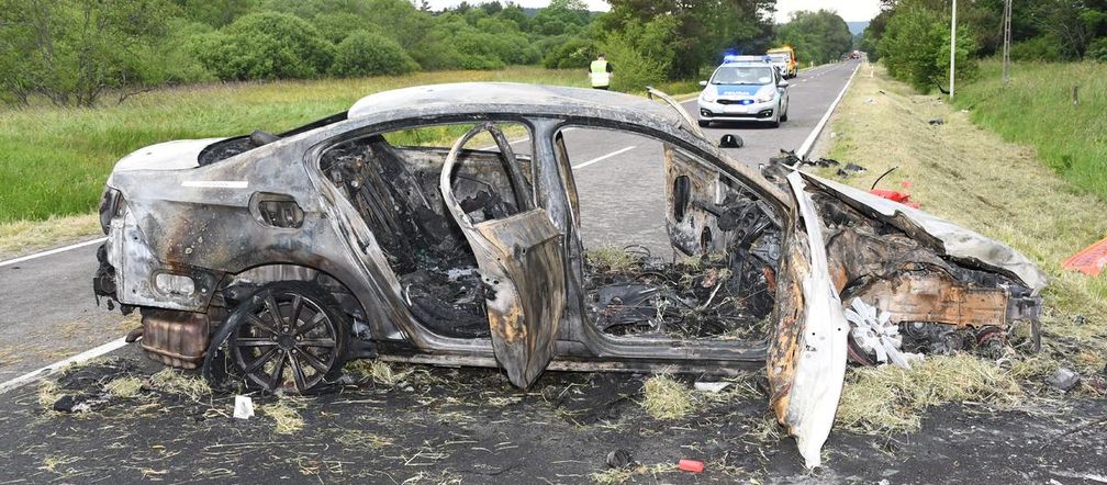 Wypadek motocyklisty w Bieszczadach