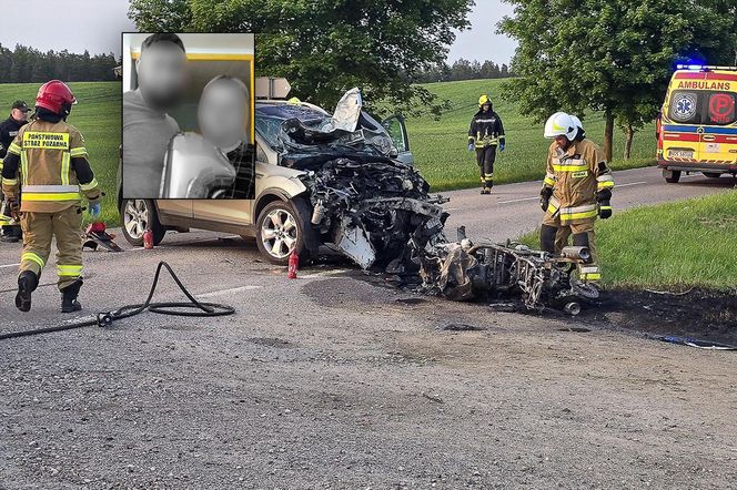 Narzeczeni zginęli w strasznym wypadku w województwie warmińsko-mazurskim