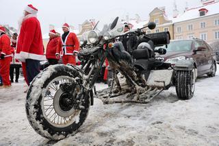 Śnieżyca niestraszna MotoMikołajom z Lublina!