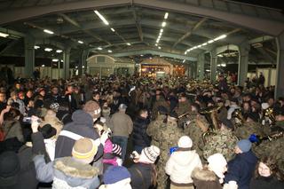 Frankfurt n.Odra, Przejscie graniczne podczas wejscia Polski do strefy Schengen