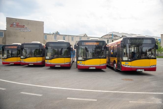 5 miejskich autobusów pojechało do Mikołajowa