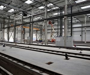 Byliśmy na placu budowy STP Karolin. Tu powstaje wielka sypialnia dla pociągów metra