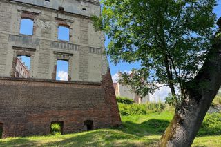 Ruiny zamku w Krupem pod Krasnymstawem