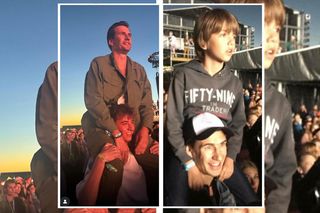 Jarosław Bieniuk wszedł synowi na głowę. Dosłownie! Symboliczna zamiana ról na festiwalu w Gdyni