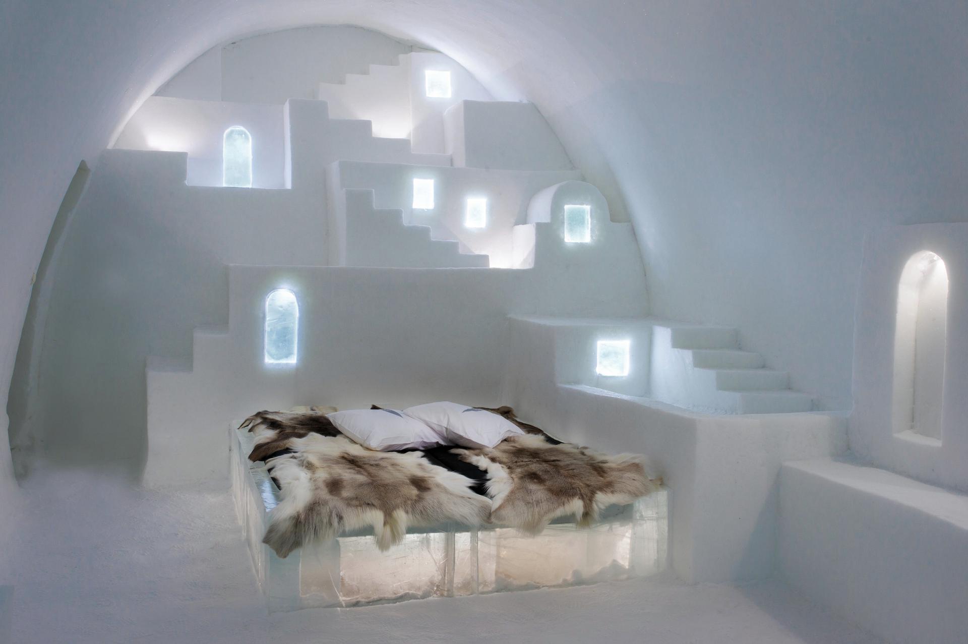 ICEHOTEL, White Santorini, proj. Haemee Han Jae, Yual Lee