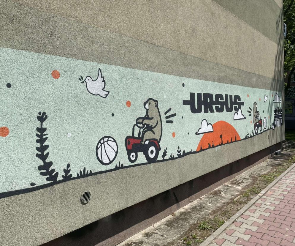 Najbardziej urokliwy mural w Warszawie. Nowe dzieło zdobi jeden z bloków