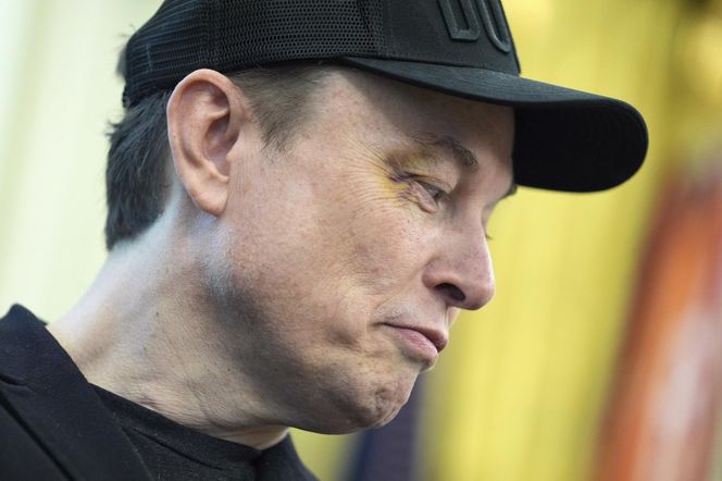 Elon Musk w Białym Domu z podbitym okiem 