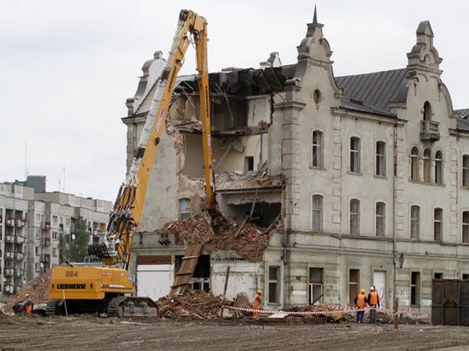 Dworzec Łódź Fabryczna - wyburzanie
