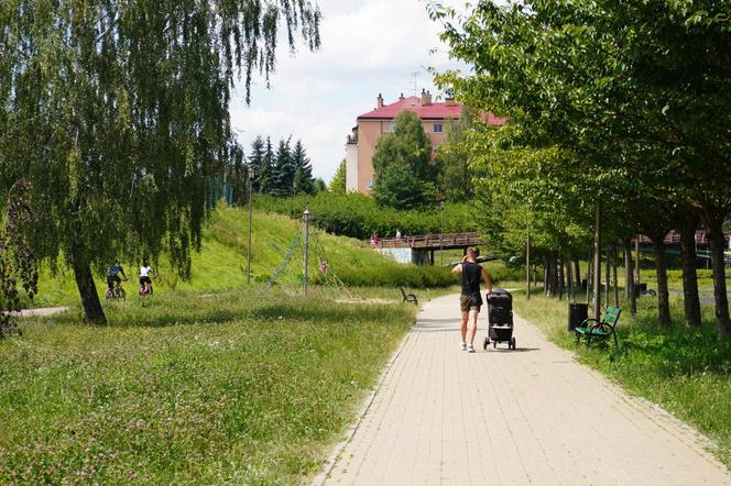 Lublin. „Filary porośnięte bluszczem” i nie tylko. Park Jana Pawła II w lipcowej odsłonie