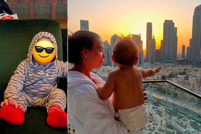 Sandra Kubicka wypoczywa z synkiem w Dubaju