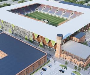 Tak ma wyglądać nowy stadion Rakowa Częstochowa. Klub przedstawił projekt. Obecny nie spełnia norm UEFA