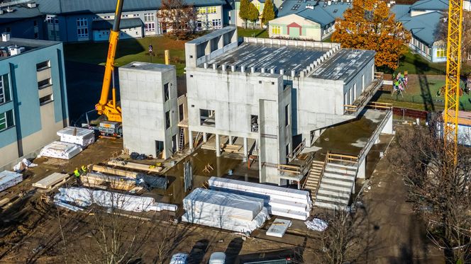 Budowa Kulturoteki w Wesołej w Warszawie