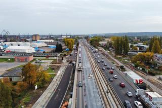 Przebudowa Estakady Pomorskiej - październik 2021
