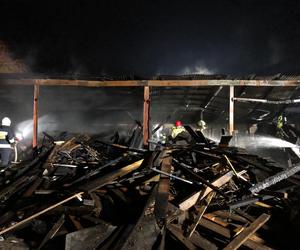 Pożar budynku gospodarczego w gminie Nowa Słupia