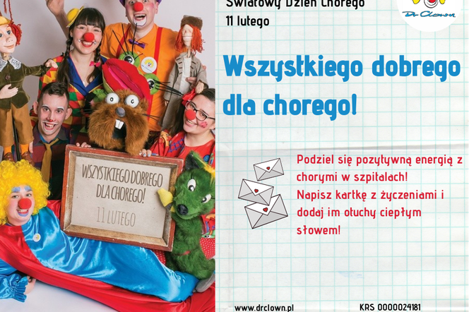 Fundacja „Dr Clown” ponownie zachęca do przesyłania życzeń chorym