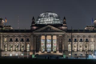 Reichstag, siedziba niemieckiego parlamentu, belin, proj. Foster and Partners