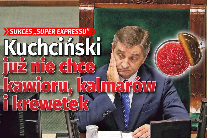 Sukces Super Expressu   Kuchciński już nie chce kawioru, kalmarów i krewetek