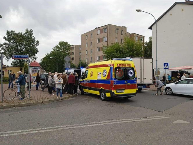 Potrącenie pieszego na pasach Rynkowa Siedlce