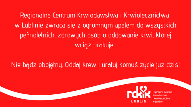 pilnie potrzebna krew