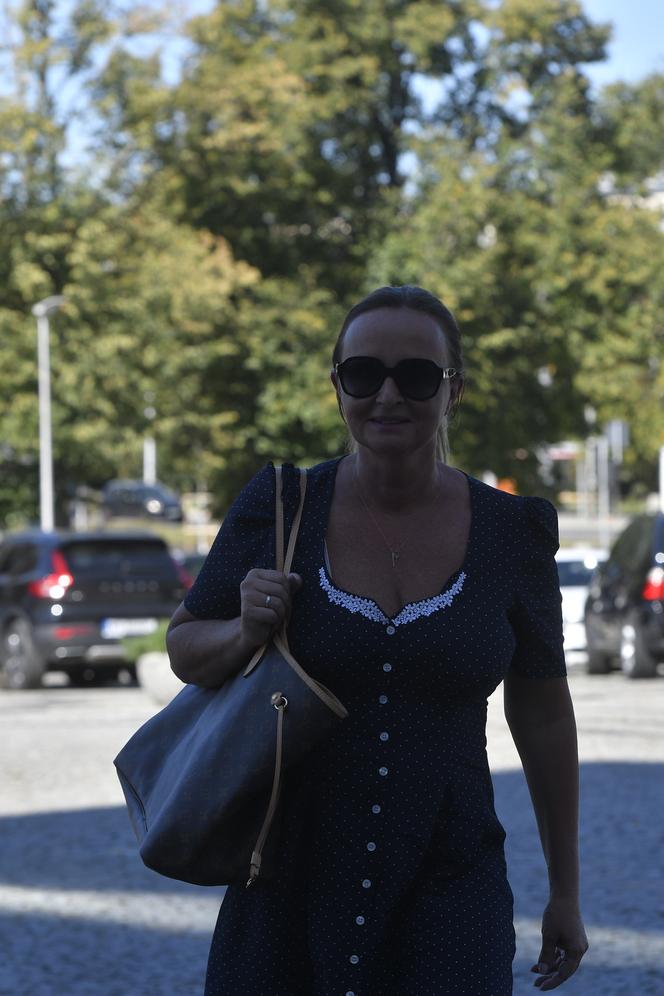 Joanna Kurska w słynnym BMW Kurskiego przyjechała do TVP 