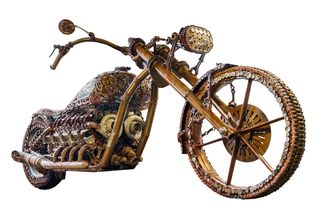 Wreszcie jest gotowy! POMNIK MOTOCYKLA stanie na Bocheńcu w Jadownikach