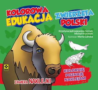 Kolorowanka edukacyjna zwierzęta Polski
