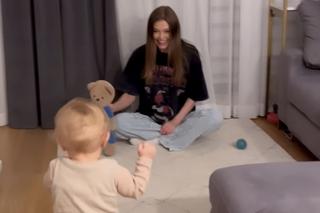 Syn Antka Królikowskiego i Joanny Opozdy zaczął chodzić