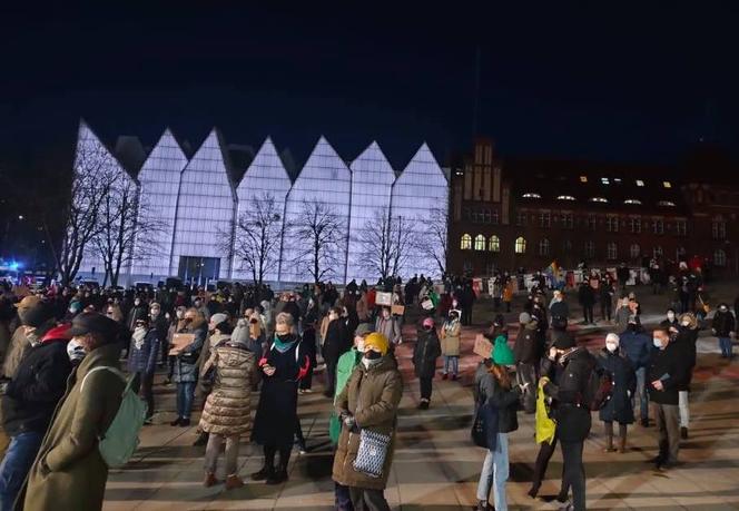 Plac Solidarności w Szczecinie, Strajk Kobiet