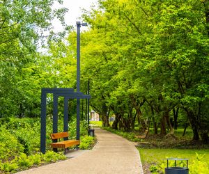 Park linearny przy ul. Suwak w Warszawie