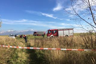 Katastrofa lotnicza w Kościelcu. Szybowiec spadł do lasu, nie żyją dwie osoby [ZDJĘCIA]