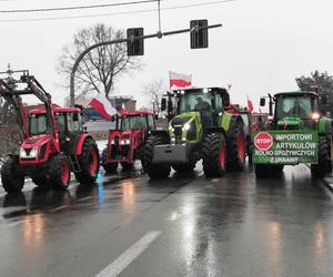 Protest rolników w naszym regionie 