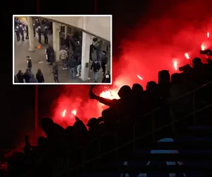 Skandal  po meczu Ligi Mistrzów. Bójka między kibicami, w ruch poszły krzesła!