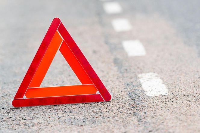 Przewrócony ciągnik całkowicie sparaliżował trasę. Droga krajowa zablokowana