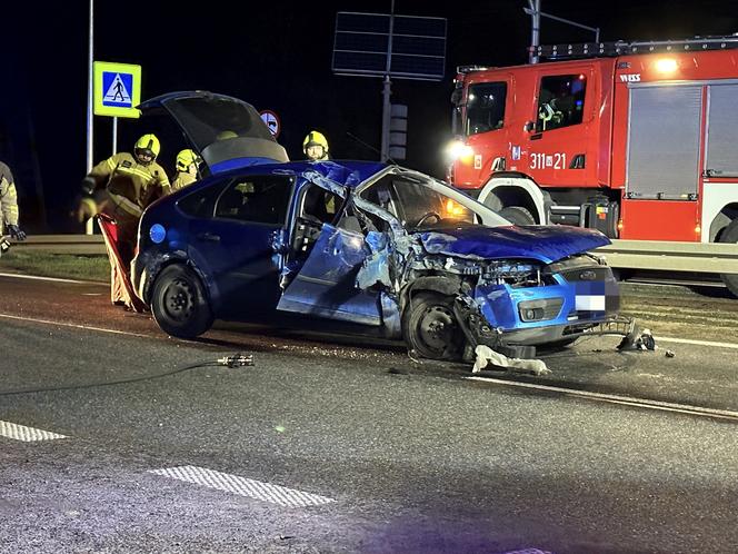 Tragiczny wypadek pod Warszawą. Chciał ominąć psy, roztrzaskał się o słup. Nie żyje