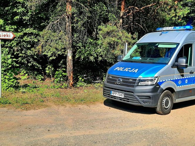 Wypadek motocyklisty w Kaletach