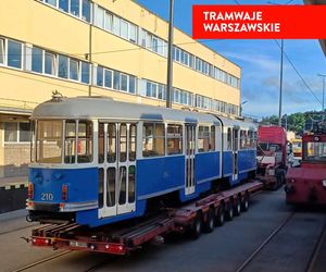 Zabytkowy tramwaj z Krakowa pojedzie po warszawskich torach