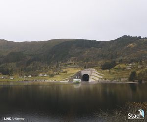 Wizualizacja tunelu dla statków w Norwegii