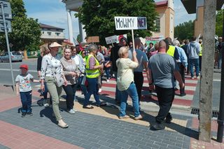 „Nie damy zabić się asfaltem”. Pilny protest mieszkańców Mazowsza