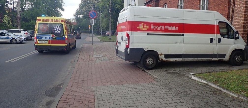 Kierujący samochodem dostawczym potrącił rowerzystkę