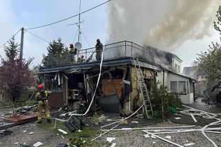 Alarm w Jagodniku. Najpierw wybuch, potem ogień! Są poszkodowani