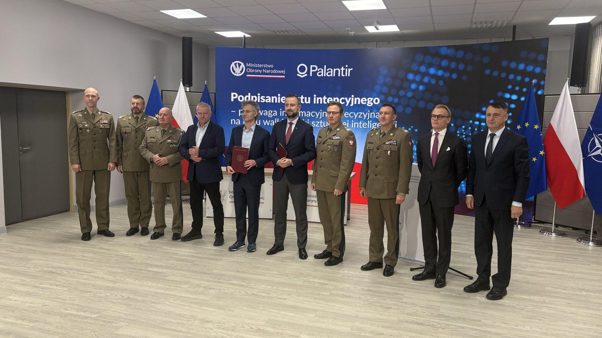 Ministerstwo Obrony Narodowej podpisało list intencyjny z Palantir Technologies Inc.