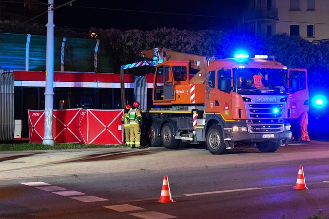 Wypadek na pętli tramwajowej w Gdańsku