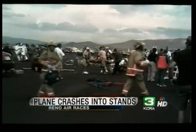 USA. Katastrofa na pokazie lotniczym Reno Air Races. Myśliwiec runął na widzów