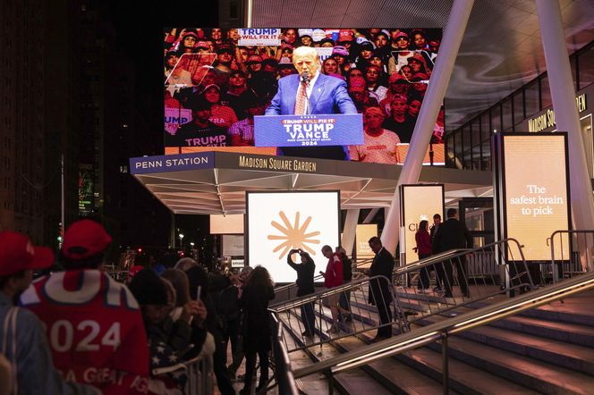 Wiec Trumpa na Madison Square Garden