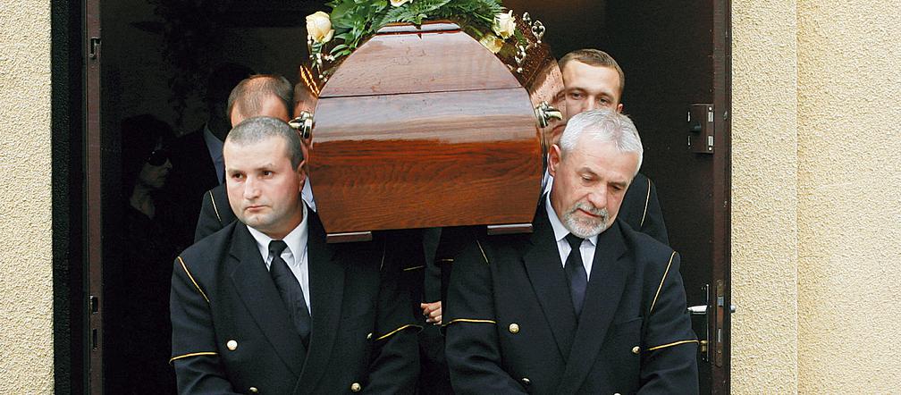 Rząd na pogrzebie