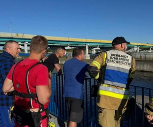 Kobieta skoczyła z zapory na Stopniu Wodnym Kościuszko. Chwile grozy w Krakowie