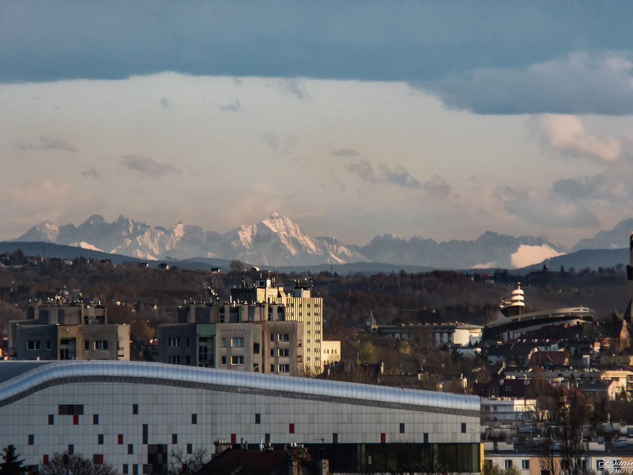 Widok na Tatry z Krakowa