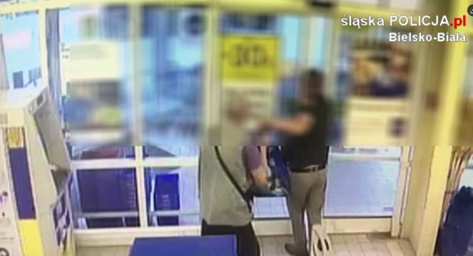 Bielsko-Biała: Zuchwały napad w Tesco. Policja opublikowała szokujące nagranie [WIDEO]