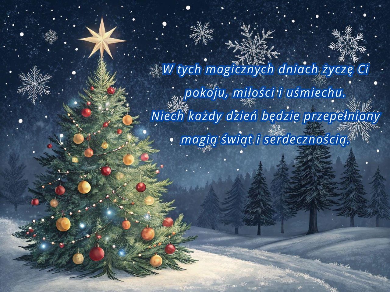kartki na boże narodzenie z życzeniami