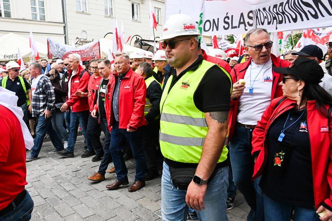 Protest w Warszawie 